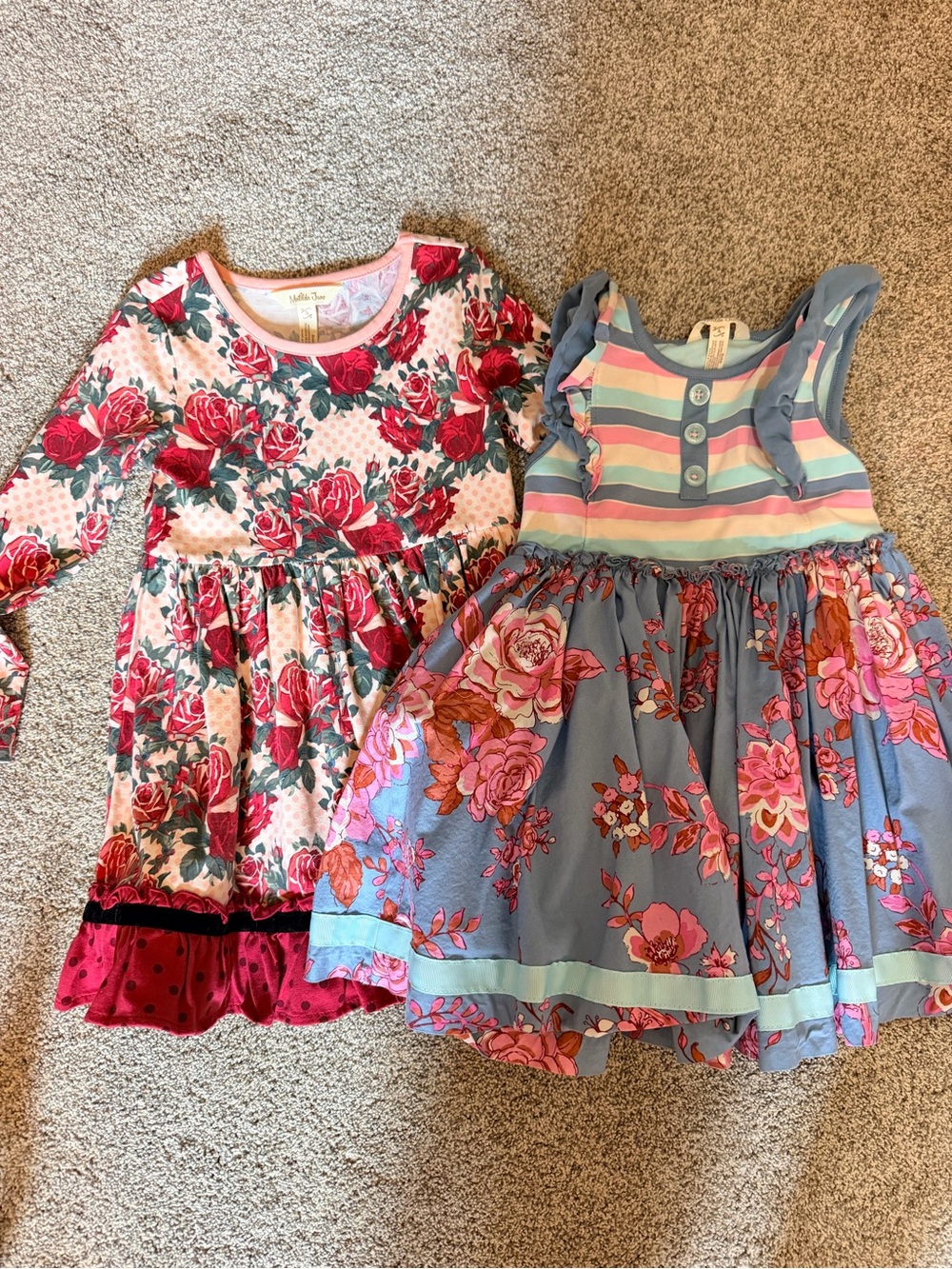 Matilda Jane 4T bundle Girls Floral Pink Dresses